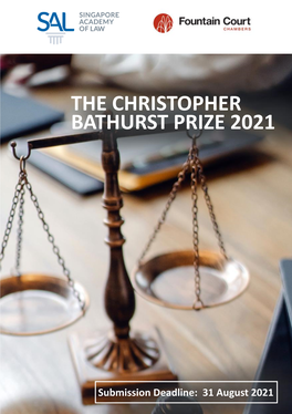 The Christopher Bathurst Prize 2021