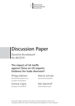 The Impact of US Tariffs Against China on US