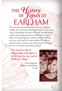 The History of Japan at Earlham