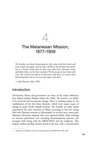 The Melanesian Mission, 1877–1909