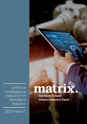 Artificial Intelligence Research in Northern Ireland and the Potential for a Regional Centre of Excellence