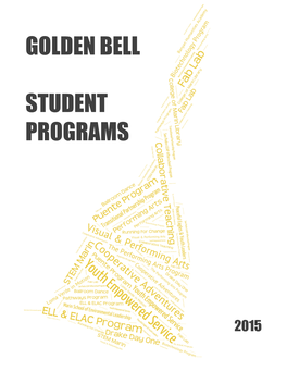 2015 Golden Bell Student Programs