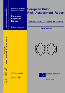 Eu Risk Assessment Report