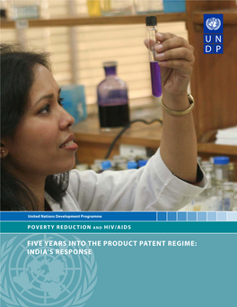 Five Years Into the Product Patent Regime: India's Response