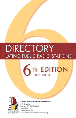 Directory Latino Public Radio Stations