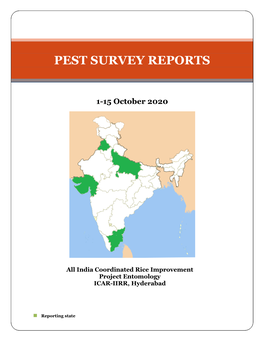 Pest Survey Reports