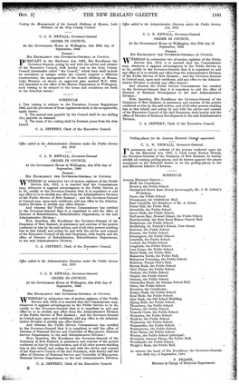 The New, Zealand' Gazette U81