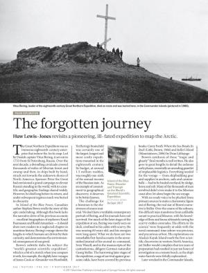 The Forgotten Journey Huw Lewis-Jones Revisits a Pioneering, Ill-Fated Expedition to Map the Arctic