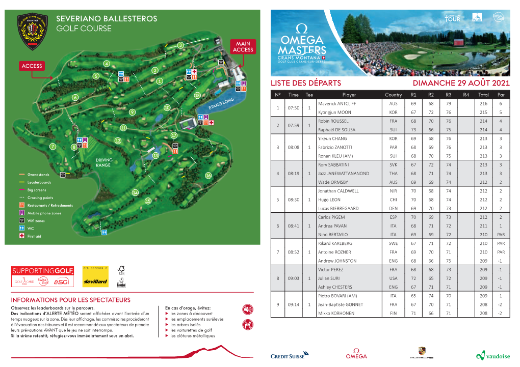 Severiano Ballesteros Golf Course Dimanche 29 Août