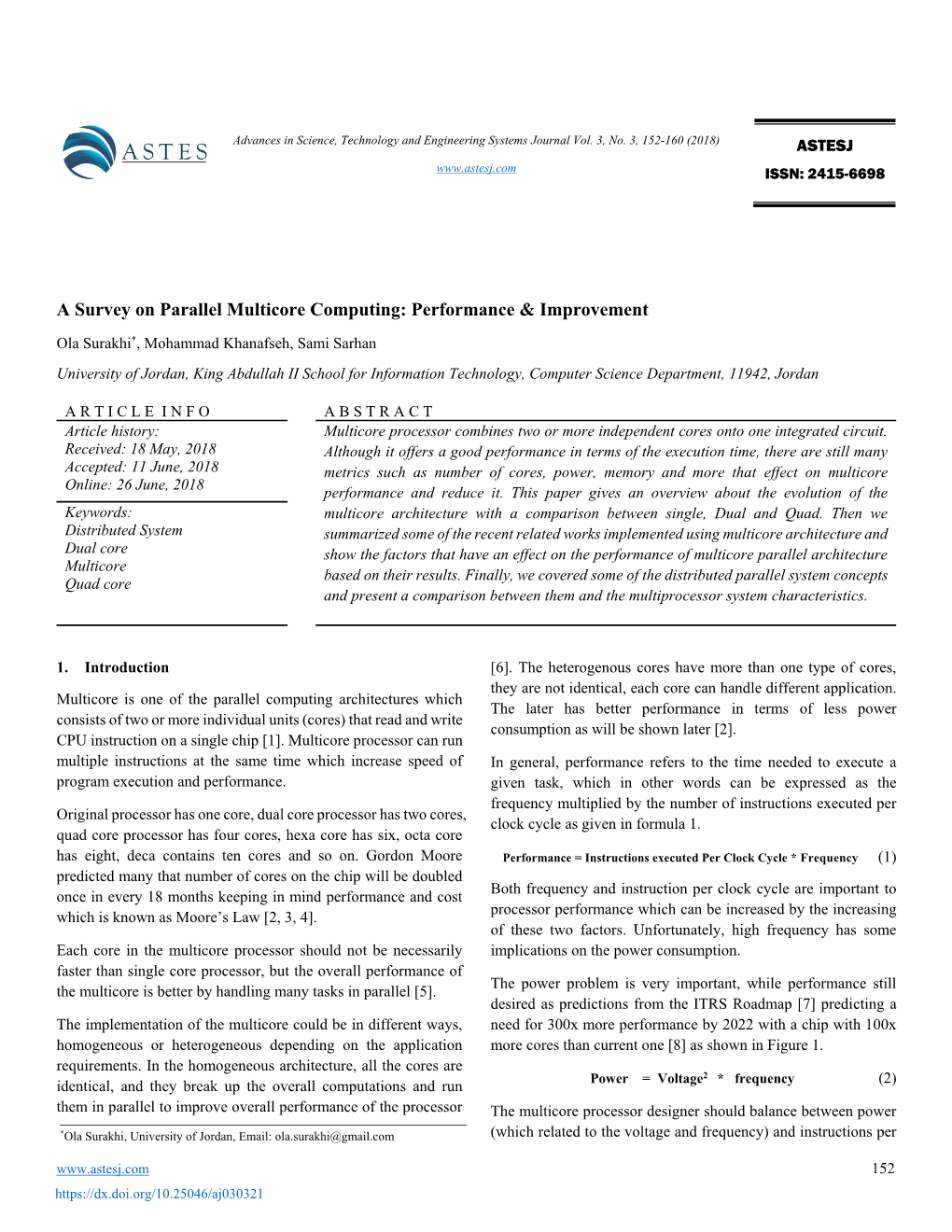 A Survey on Parallel Multicore Computing: Performance & Improvement