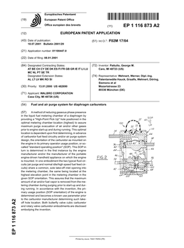 Fuel and Air Purge System for Diaphragm Carburetors