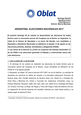 Las Claves De Las Elecciones Generales 2017