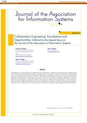 Collaboration Engineering: Foundations And