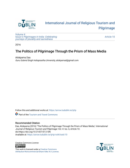 The Politics of Pilgrimage Through the Prism of Mass Media