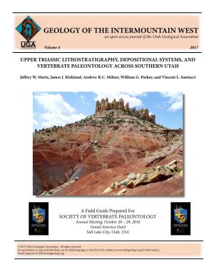 Upper Triassic Lithostratigraphy, Depositional Systems, and Vertebrate Paleontology Across Southern Utah