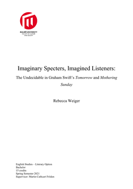 Imaginary Specters, Imagined Listeners