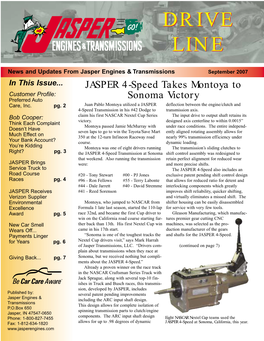 September 2007 in This Issue