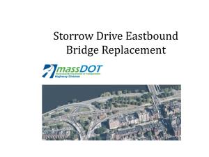 Storrow Drive Eastbound Bridge Replacement Project Limits