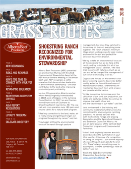 Shoestring Ranch Recognized for Environmental