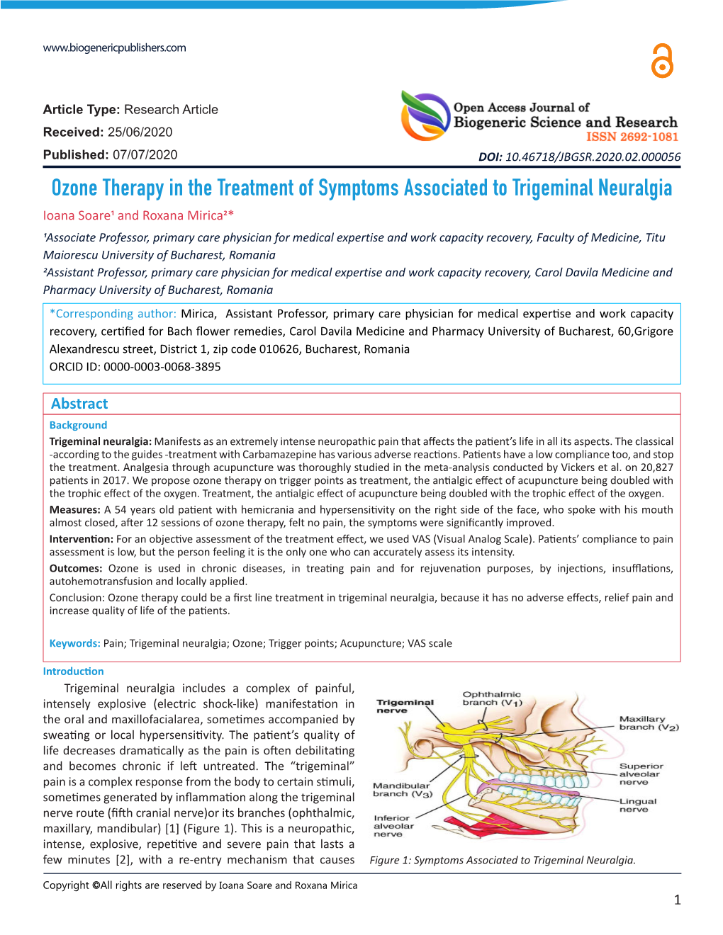 Trigeminal Neuralgia