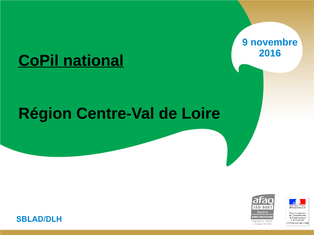 Copil National Région Centre-Val De Loire