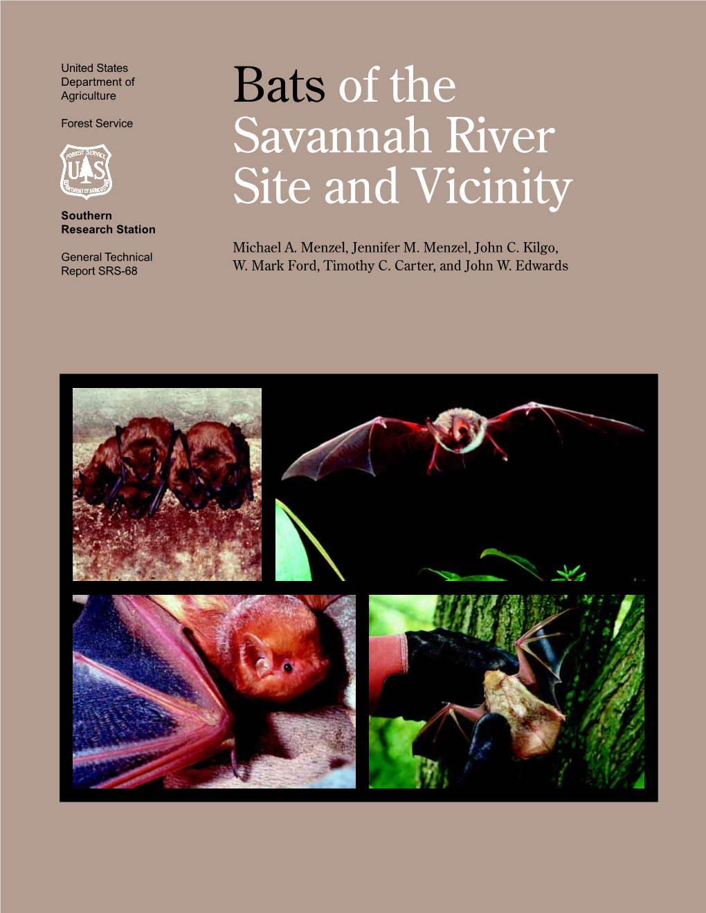 Bats of the Savannah River Site and Vicinity