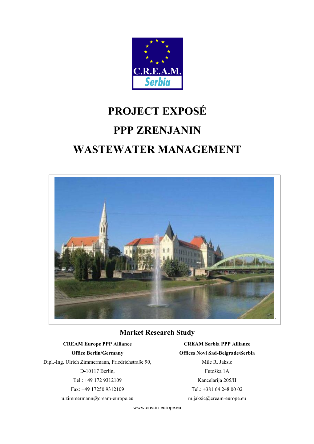 Project Exposé Ppp Zrenjanin Wastewater Management