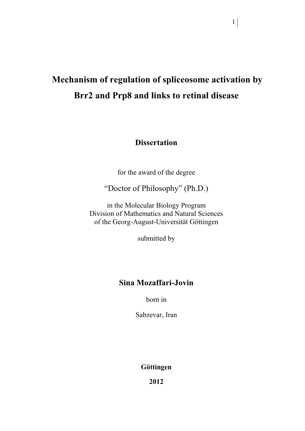 Mechanism of Regulation of Spliceosome Activation by Brr2 And