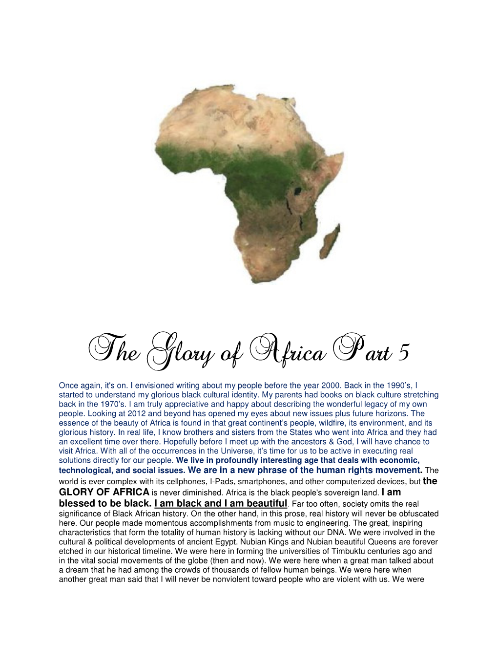 The Glory of Africa Part 5