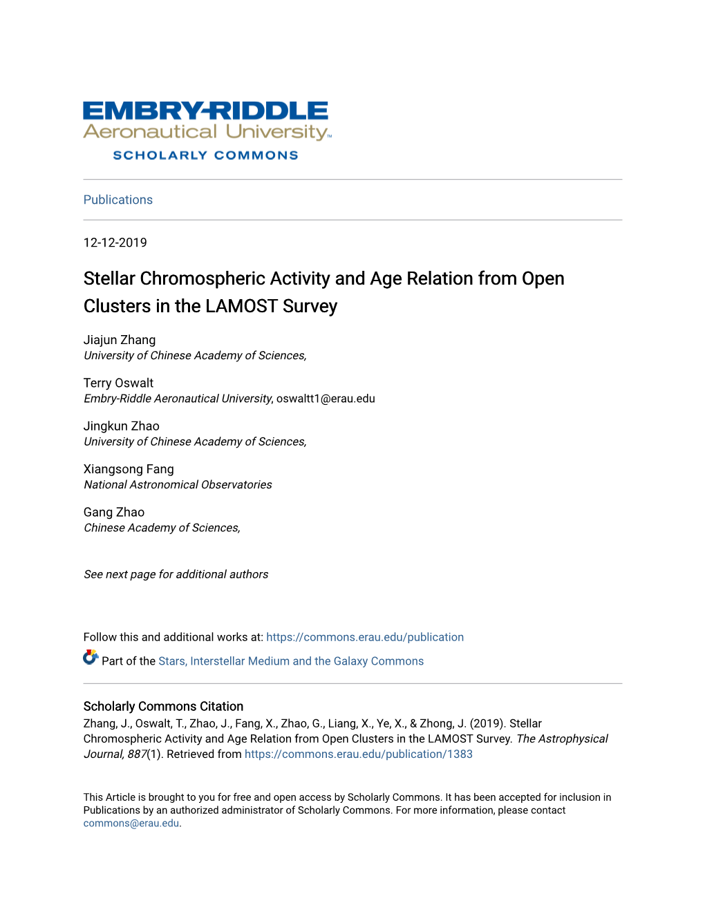 Stellar Chromospheric Activity and Age Relation from Open Clusters in the LAMOST Survey