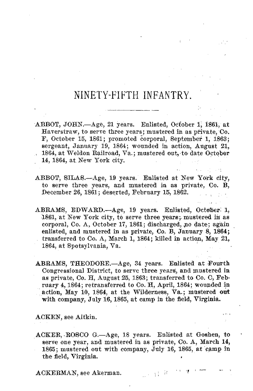 95Th NY Infantry Regiment