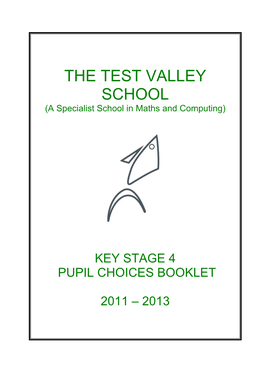 Key Stage 4 Pupil Choices Booklet 2011