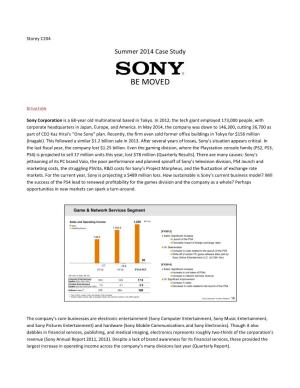 Boisvert-Storey-Sony Case Brief