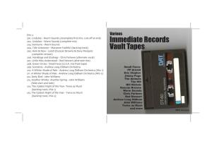 Immediate Records Vault Tapes 119
