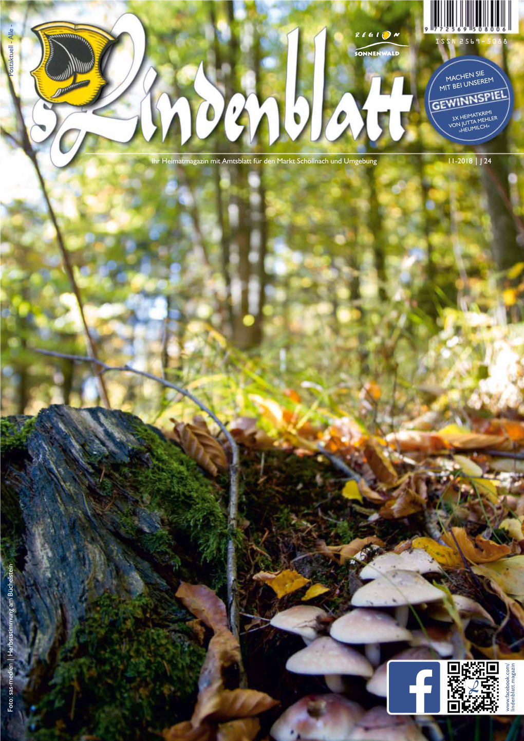 Ihr Heimatmagazin Mit Amtsblatt Für Den Markt Schöllnach Und Umgebung 11-2018 | J 24 Foto: Sas-Medien | Herbststimmung Am