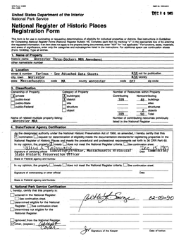 National Register of Historic Places Registration Form