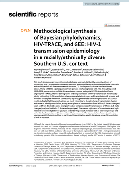 HIV-1 Transmission Epidemiology in a Racially/Ethnically