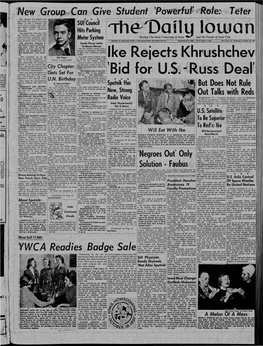 Daily Iowan (Iowa City, Iowa), 1957-10-10