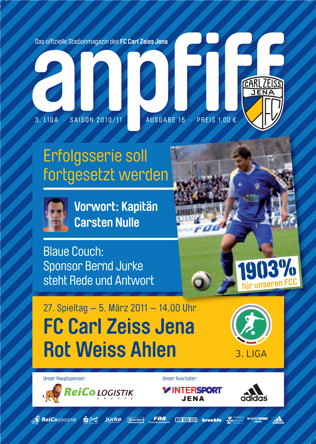 FC Carl Zeiss Jena Rot Weiss Ahlen