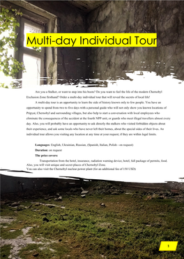 Multi-Day Individual Tour