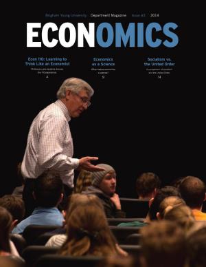 Economics As a Science Socialism Vs. the United Order Econ 110