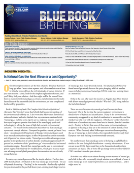 Blue Book December Briefing 2012