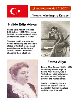 Turkish Women Inspired Europe