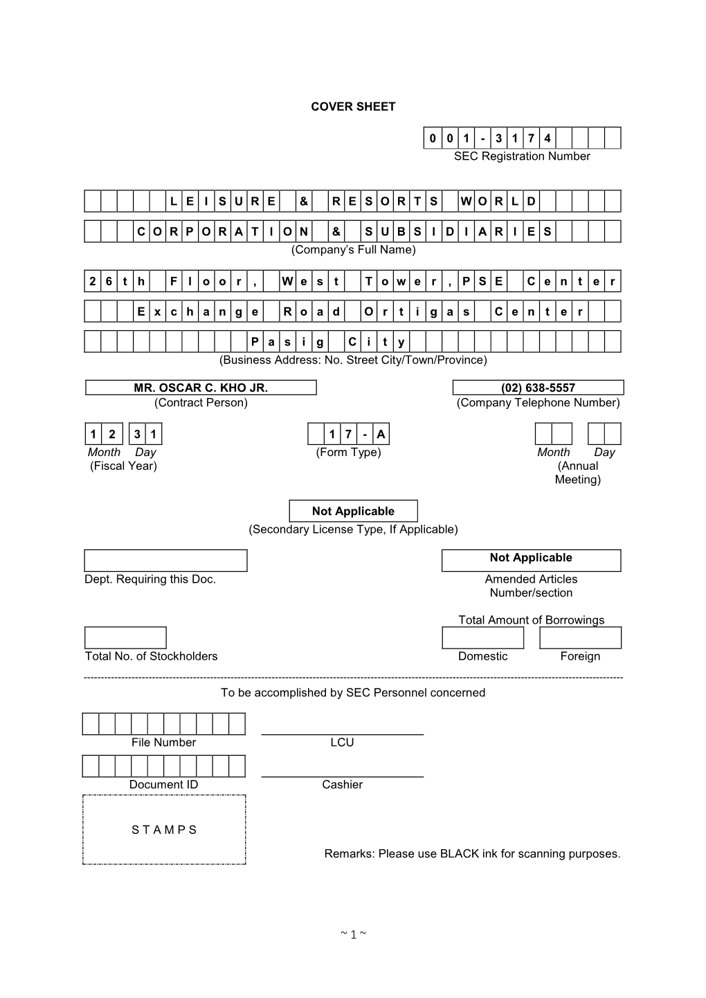 Lrwc 2018 Annual Report