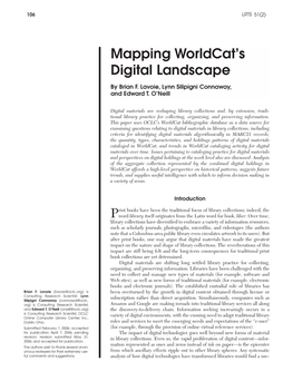 Mapping Worldcat's Digital Landscape