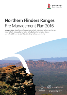 Northern Flinders Ranges Fire Management Plan 2016