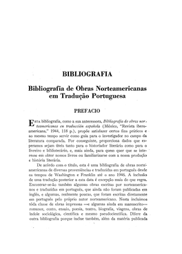 BIBLIOGRAFIA Bibliografia De Obras Norteamericanas Em Traducio