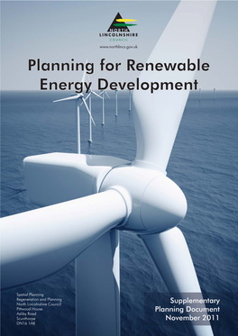 Planning for Renewable Energy Development | Supplementary Planning Document | November 2011 Page | 1 Policy 7 - Community Impact