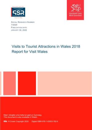 Visits to Tourist Attractions in Wales 2018
