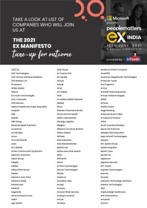 Partial List Ex Conference 20